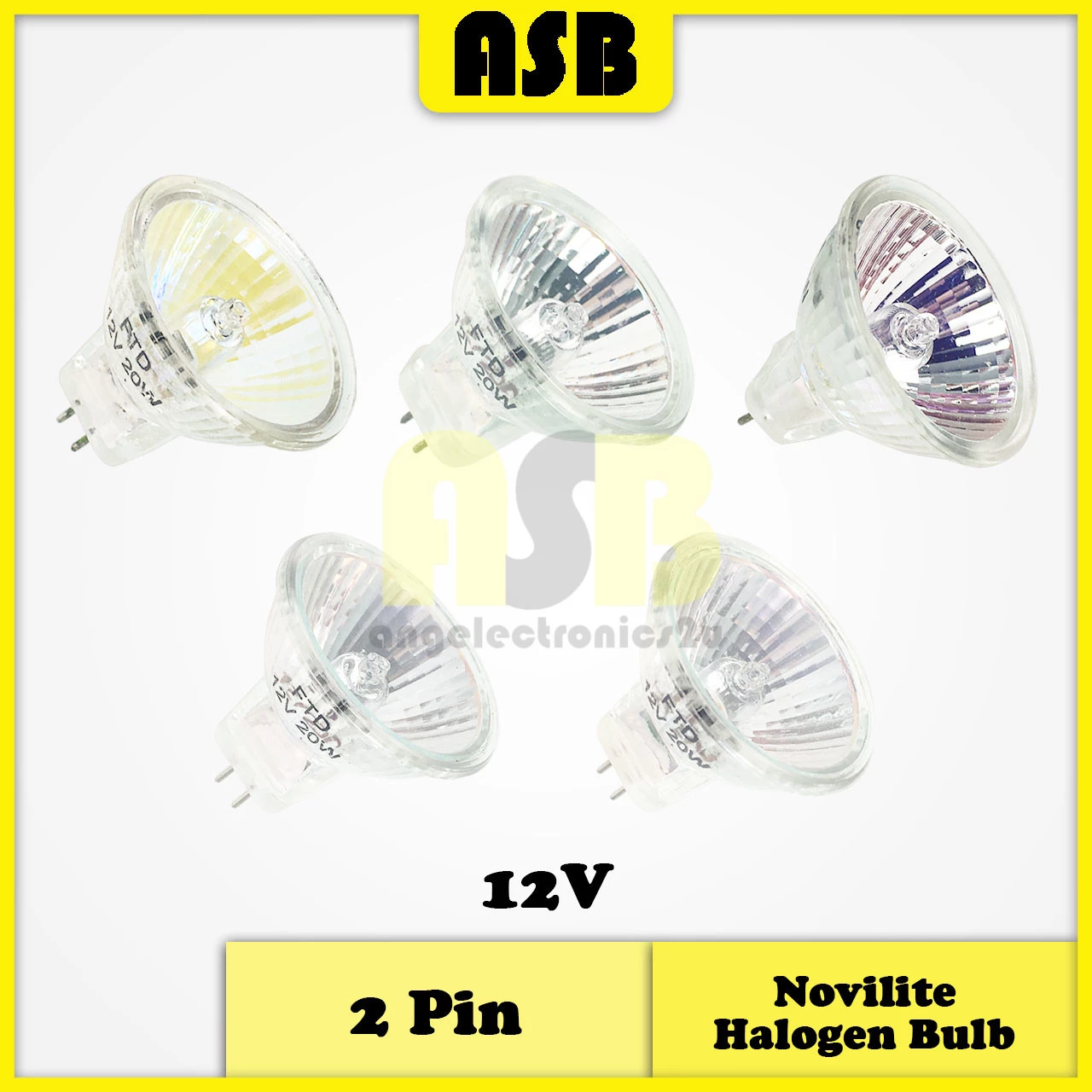 (1pc) Novilite Halogen Bulb 2 Pin ( 12V )