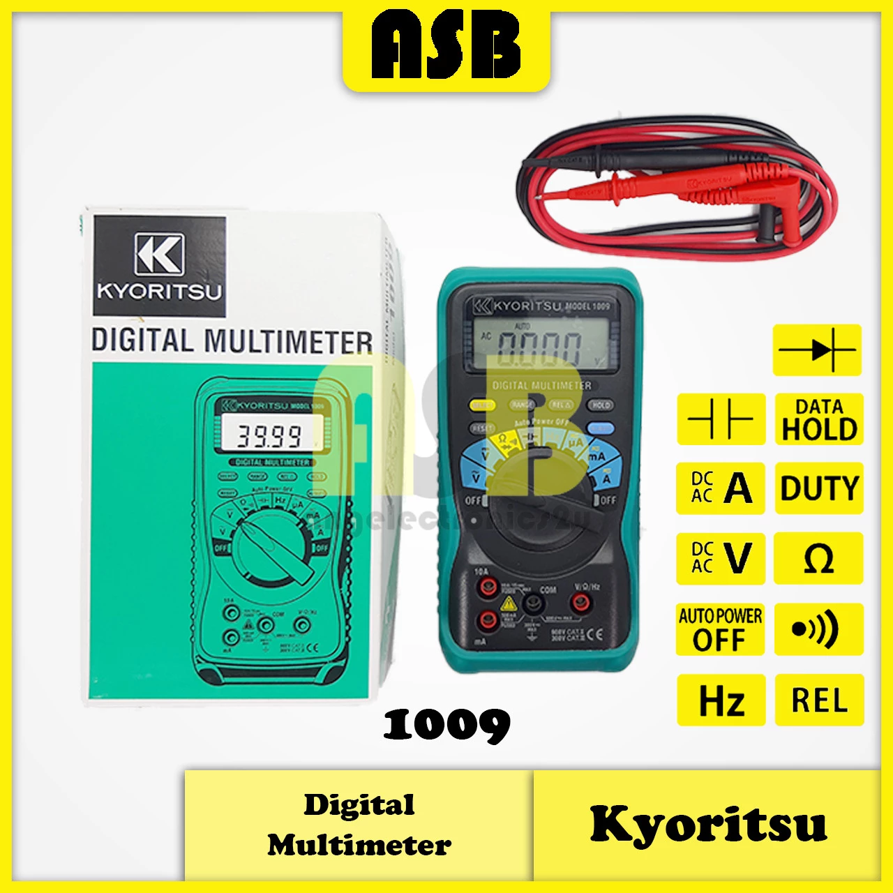 Kyoritsu 1009 Digital Multimeter (362002041)