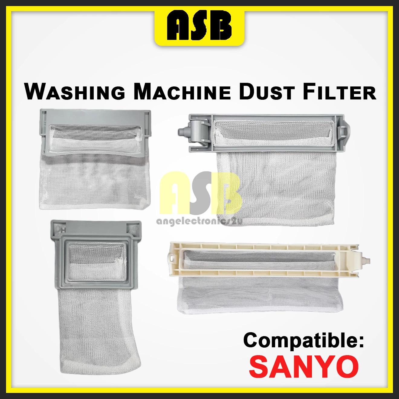 (1pc) ( Compatible : SANYO ) Washing Machine Dust Filter