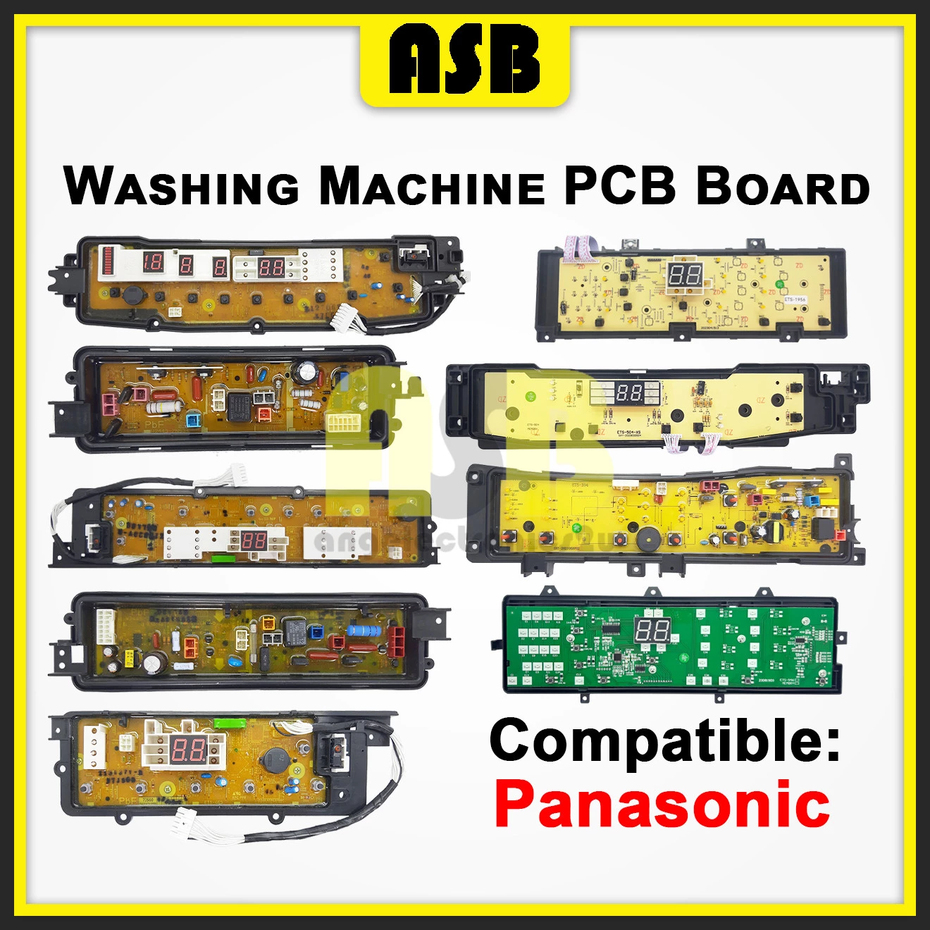 (1pc) ( Compatible : PANASONIC ) Washing Machine PCB Board  / Papan Litar