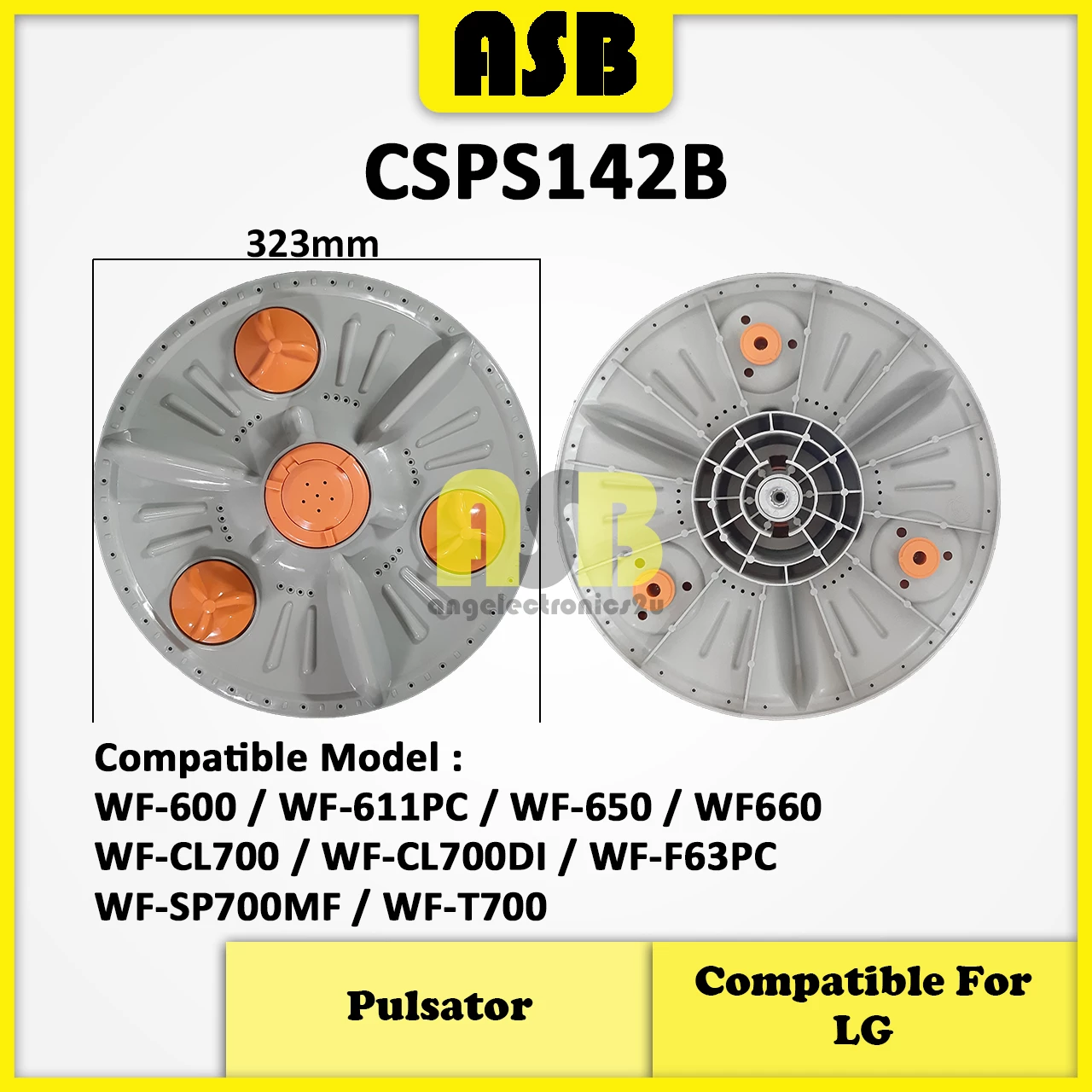 (1pc) ( Compatible : LG ) Washing Machine Pulsator