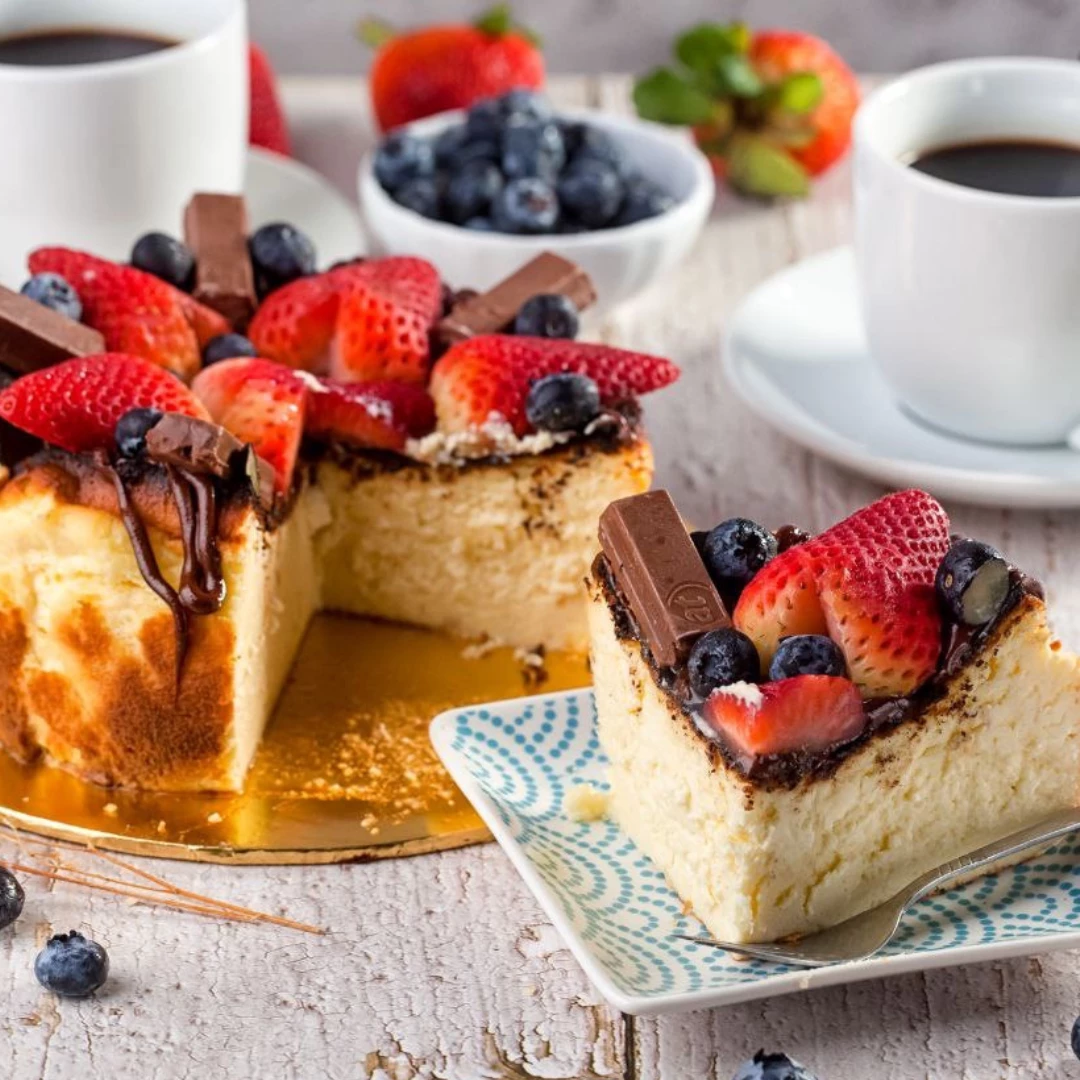 Fruity Burnt Cheesecake