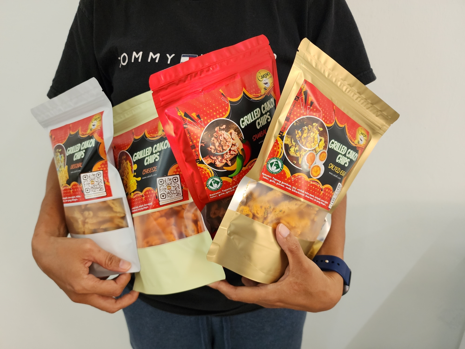 Grilled Cakoi Chips