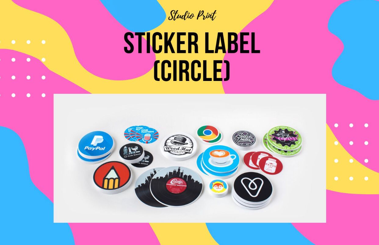 DIE CUT STICKER (CIRCLE)