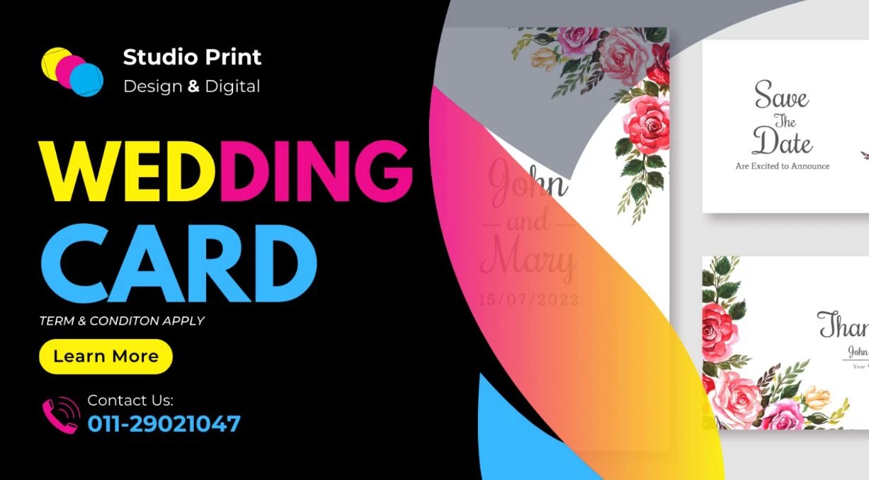WEDDING CARD & DIGITALIZED