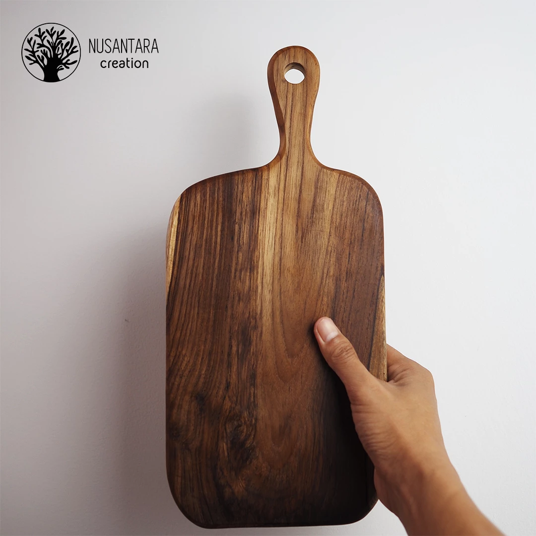 Papan Pemotong Kayu Jati | Teak Wood Cutting Board – Durable, Stylish & Food-Safe Kitchenware