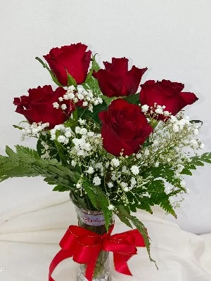 A Vase of Roses