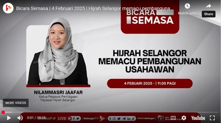 Hijrah Selangor Memacu Pembangunan Usahawan