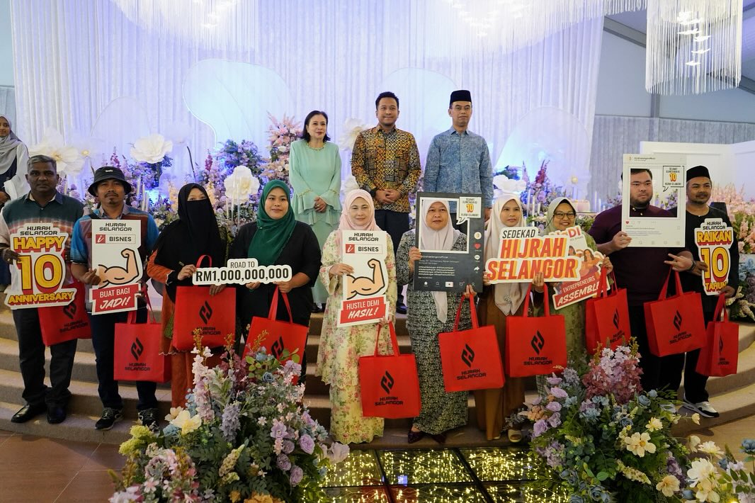 Hijrah Selangor Raikan 1,000 Usahawan, Salur RM860 Juta Sepanjang 10 Tahun